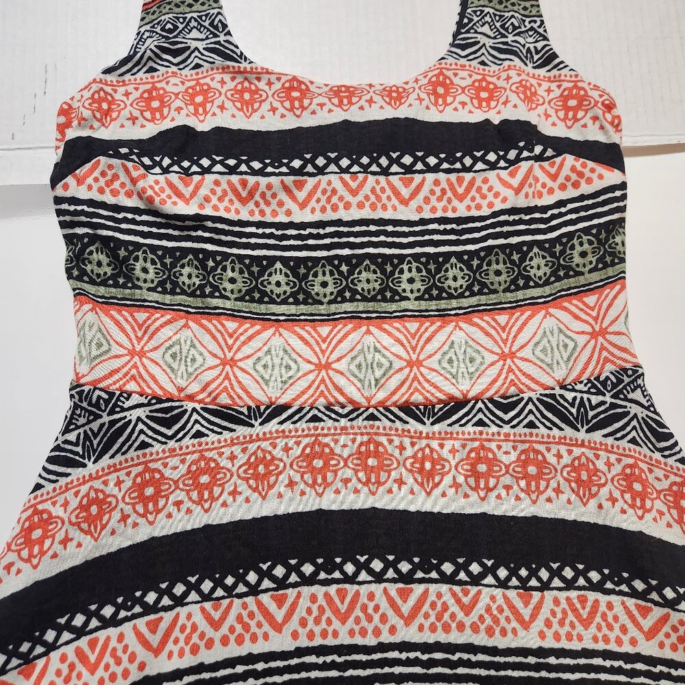 NWT LOFT Petite 2 Sleeveless Fit & Flare Dress Geometric Lined Summer - Picture 4 of 13